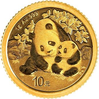 Goldmünze Panda 1 Gramm 